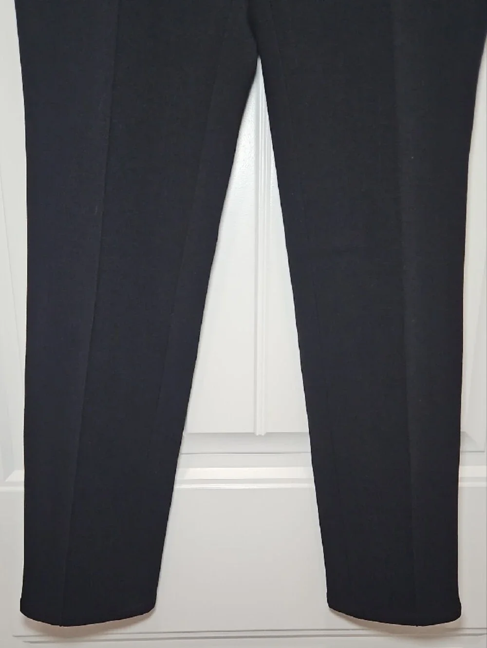 Emerson Fry Black Slim Leg Ponte Knit Pant Size 2 Women's Zip Ankle